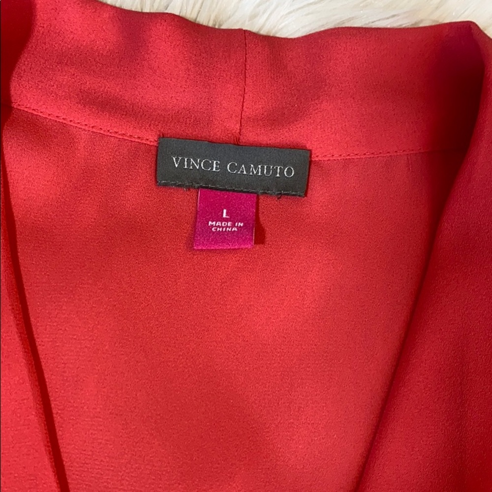 Vince Camuto pink chiffon tank top - Picture 3 of 4
